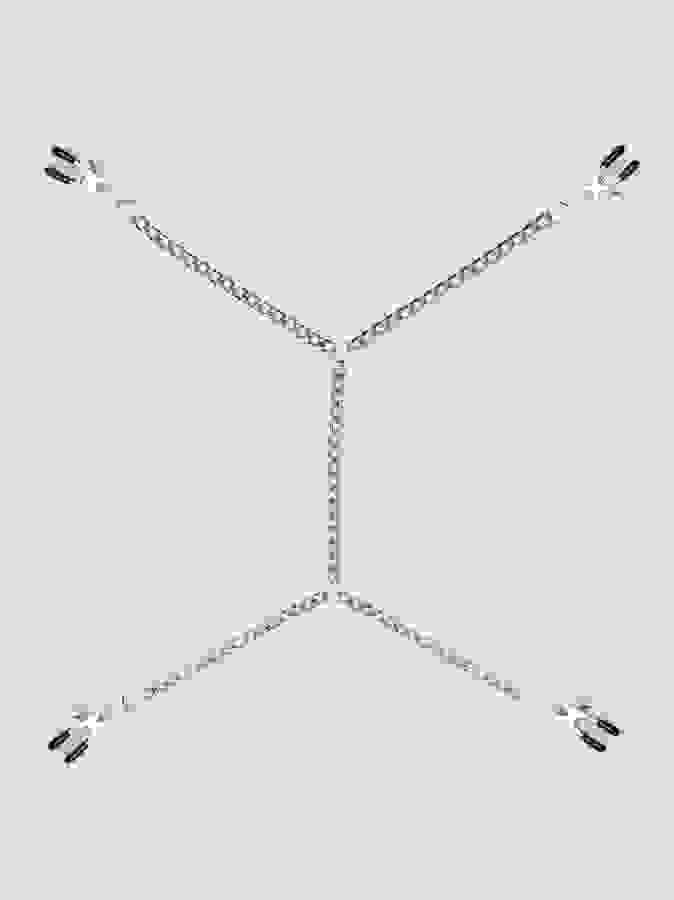 DOMINIX Deluxe Adjustable Labia and Nipple Clamps, Silver, hi-res
